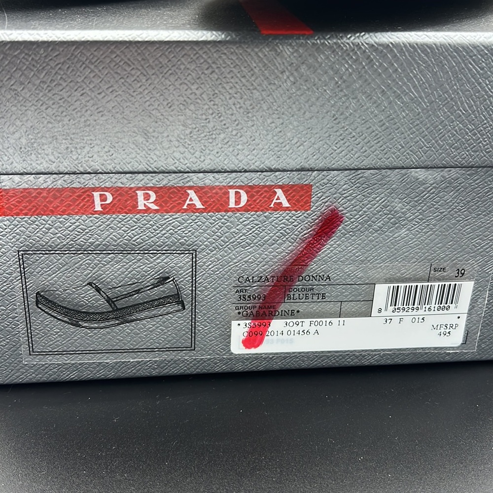 Prada espadrilles shoes size 39 - Picture 6 of 6